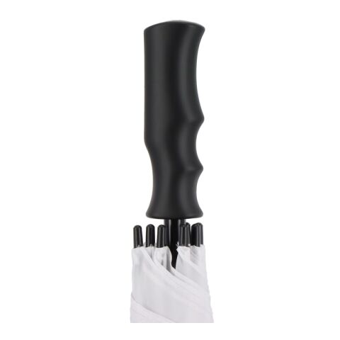 Bosco 190T Polyester 23&quot; Parapluie à bâton Ouverture automatique Blanc | sans marquage | non disponible | non disponible