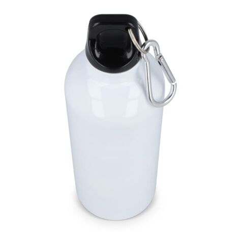 Bouteille à simple paroi en acier inoxydable recyclé, 500 ml Blanc | sans marquage | non disponible | non disponible