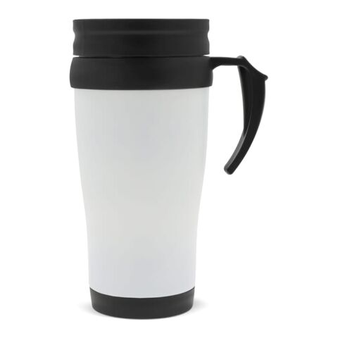 Mug métallique pour voiture 350ml Blanc | sans marquage | non disponible | non disponible | non disponible