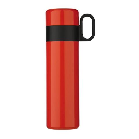 Thermos Flow 500ml avec poignée Rouge / blanc | sans marquage | non disponible | non disponible | non disponible