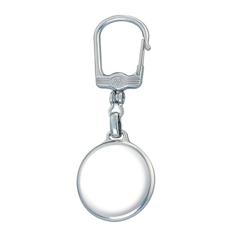 Porte-clés métal rond Argent | sans marquage | non disponible | non disponible | non disponible