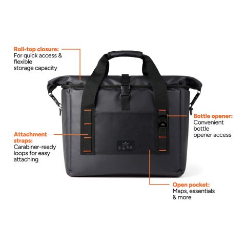 Sac isotherme 22L déperlant Nordic Drift RCS noir | sans marquage | non disponible | non disponible