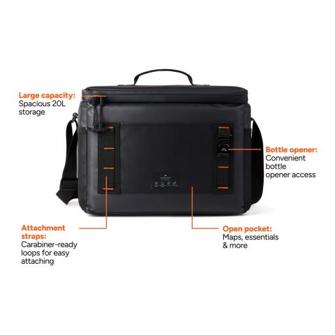 Sac isotherme 20L déperlant Nordic Drift Storm RCS noir | sans marquage | non disponible | non disponible