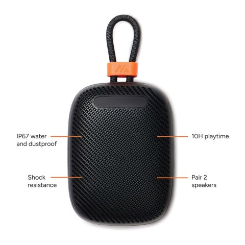 Enceinte 5W IP67 Nordic Drift Titan noir | sans marquage | non disponible | non disponible