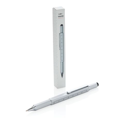 Stylo outil 5 en 1 gris | sans marquage | non disponible | non disponible | non disponible