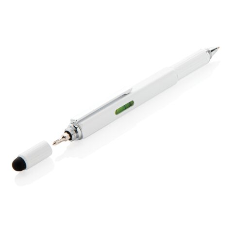 Stylo outil 5 en 1 blanc | sans marquage | non disponible | non disponible | non disponible