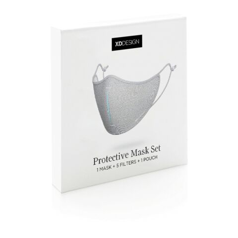 Set de masques XD DESIGN gris-bleu | non disponible | sans marquage | non disponible | non disponible