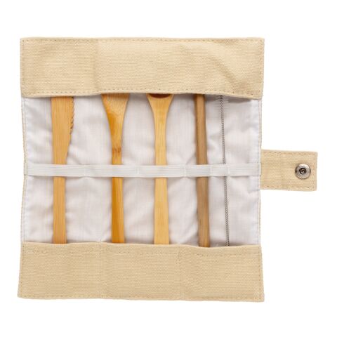 Set de couverts en bambou blanc | sans marquage | non disponible | non disponible | non disponible