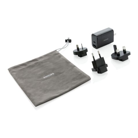 Chargeur USB de Voyage Philips, USB 30W Ultra Rapide noir | sans marquage | non disponible | non disponible