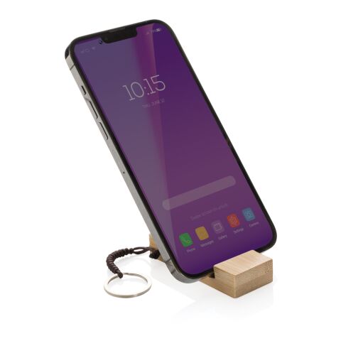 Support pour téléphone en bambou Standkey marron | sans marquage | non disponible | non disponible