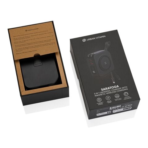 Chargeur universel 5 en 1 Urban Vitamin Saratoga noir | sans marquage | non disponible | non disponible