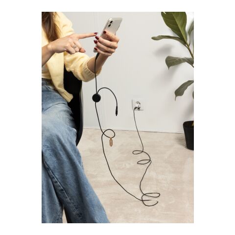 Câble 4 en 1 de 3 mètres en PET RCS Terra gris | sans marquage | non disponible | non disponible