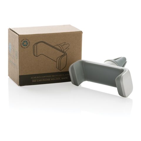 Support voiture en plastique recyclé RCS, Acar blanc | sans marquage | non disponible | non disponible