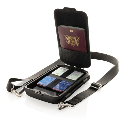 Étui de voyage rigide Swiss Peak OSLO RCS pour smartphone noir