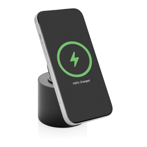 Enceinte 3W avec support en plastique recyclé RCS Magpulse noir | sans marquage | non disponible | non disponible