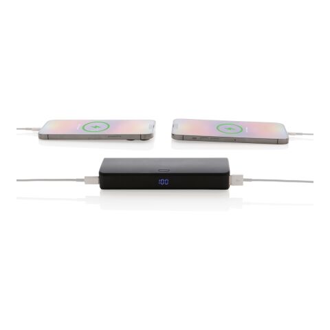 Powerbank 20000mAh charge rapide, plastique RCS, Flashcharge noir | sans marquage | non disponible | non disponible