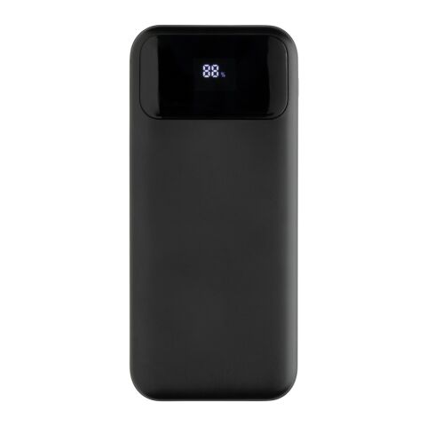 Powerbank 10.000mAh en plastique RCS avec câbles Turbopack noir | sans marquage | non disponible | non disponible