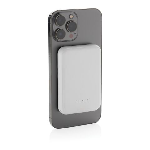 Powerbank 5000mAh et 5W en plastique recyclé RCS Stellar blanc | sans marquage | non disponible | non disponible