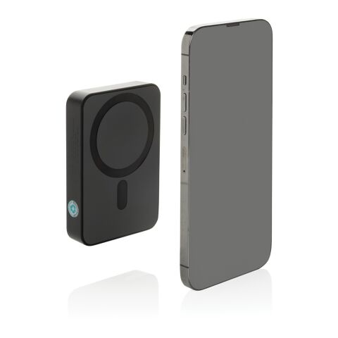 Powerbank magnétique 10.000mAh en plastique RCS Amporia noir | sans marquage | non disponible | non disponible