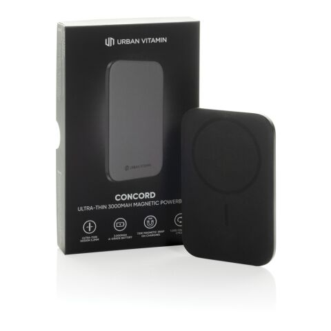 Powerbank 3000mAh Ultra fine Urban Vitamin Concord RCS noir | sans marquage | non disponible | non disponible