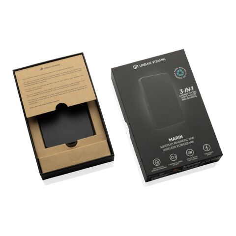Powerbank magnétique 5000 mAh et 15W Urban Vitamin Marin noir | sans marquage | non disponible | non disponible
