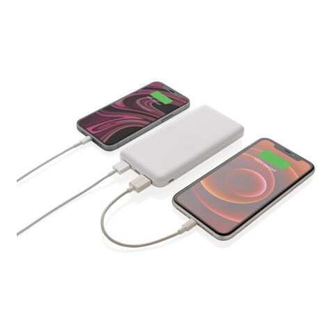 Batterie de secours de poche 10.000 mAh blanc | sans marquage | non disponible | non disponible