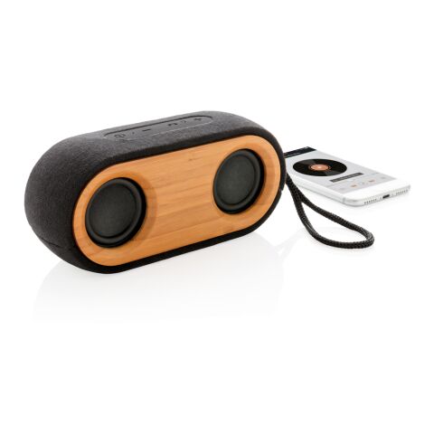 Double enceinte Bamboo X noir-marron | sans marquage | non disponible | non disponible