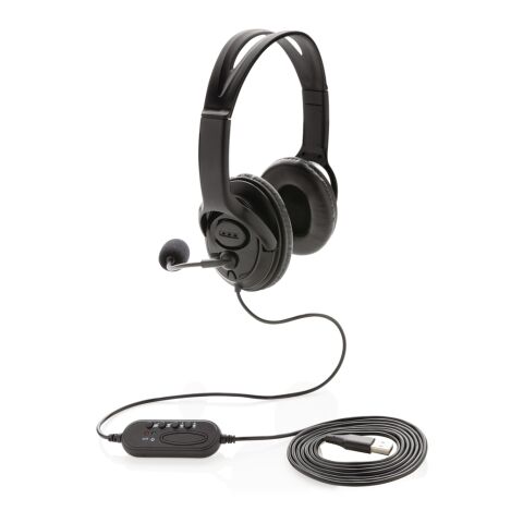 Casque audio filaire noir | sans marquage | non disponible | non disponible
