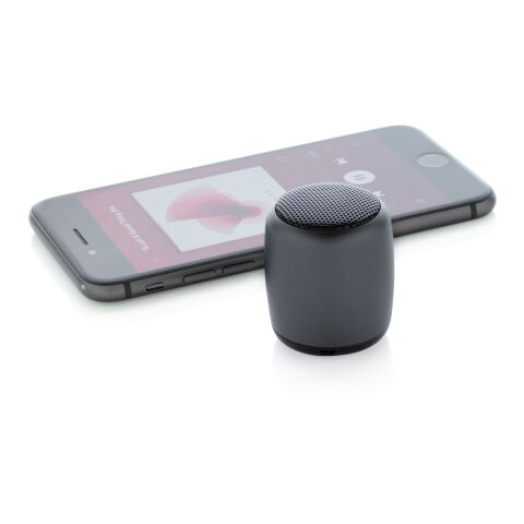 Mini enceinte sans fil en aluminium gris anthracite | sans marquage | non disponible | non disponible