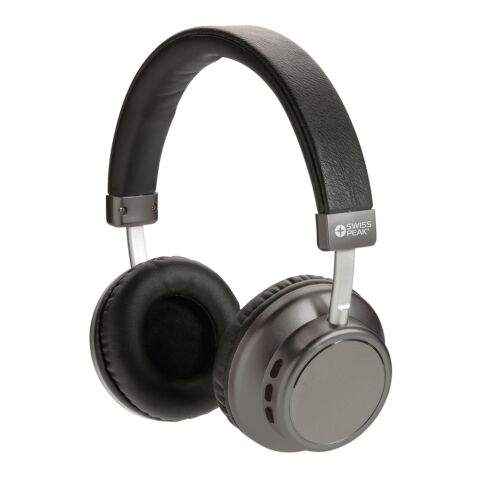 Casque audio sans fil V3 Swiss Peak argent-noir | sans marquage | non disponible | non disponible