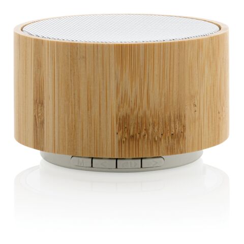 Enceinte 3W en bambou FSC® et ABS RCS blanc | sans marquage | non disponible | non disponible