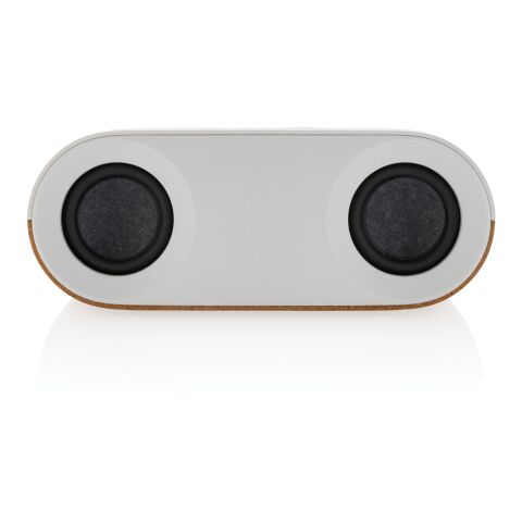 Enceinte 10W en plastique recyclé RCS et liège Oregon marron | sans marquage | non disponible | non disponible