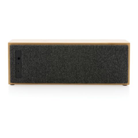 Haut-parleur sans fil 10W en bambou FSC® Wynn marron | sans marquage | non disponible | non disponible