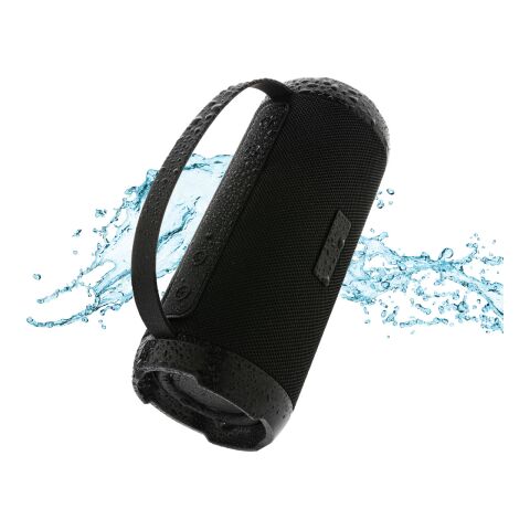 Enceinte étanche 6W Soundboom en plastique recyclé RCS noir | sans marquage | non disponible | non disponible
