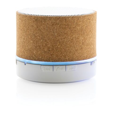 Haut-parleur 3W en liège FSC® marron | sans marquage | non disponible | non disponible