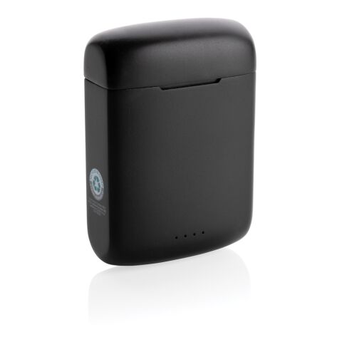 Ecouteurs solaires en plastique recyclé RCS Skywave noir | sans marquage | non disponible | non disponible