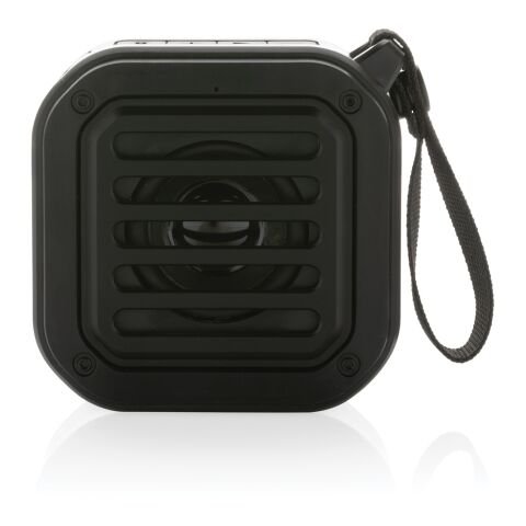 Enceinte 3W solaire en plastique recyclé RCS Sunwave noir | sans marquage | non disponible | non disponible