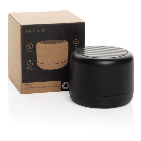 Enceinte 3W avec batterie amovible Peblo RCS noir