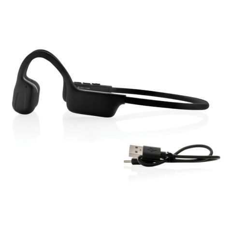 Casque audio en plastique RCS Urban Vitamin Glendale noir | sans marquage | non disponible | non disponible