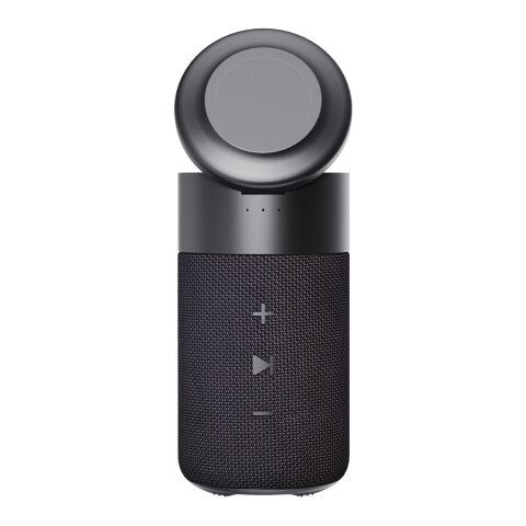 Enceinte 10W avec chargeur en rPET RCS Urban Vitamin Anaheim noir | sans marquage | non disponible | non disponible