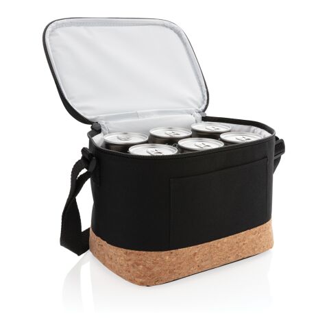 Sac isotherme double ton avec finition liège noir | sans marquage | non disponible | non disponible | non disponible