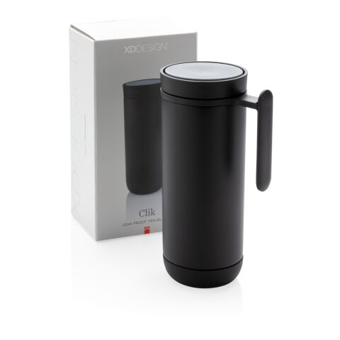 Mug antifuite Click noir-gris | sans marquage | non disponible | non disponible | non disponible