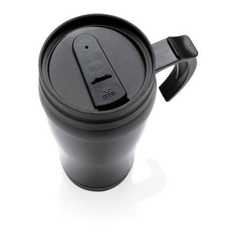 Mug en acier inoxydable noir | sans marquage | non disponible | non disponible | non disponible