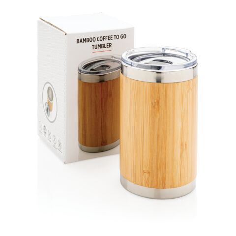Tasse coffee to go en bambou marron | sans marquage | non disponible | non disponible