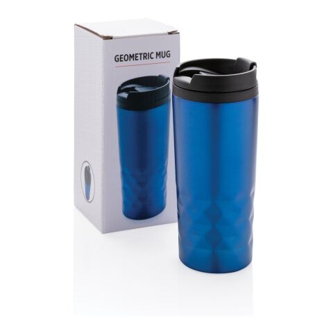 Mug géométrique bleu | sans marquage | non disponible | non disponible | non disponible