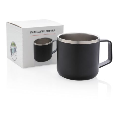 Tasse randonnée en acier inoxydable noir | sans marquage | non disponible | non disponible
