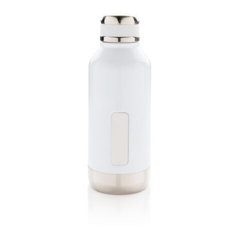 Bouteille étanche avec plaque blanc | sans marquage | non disponible | non disponible | non disponible
