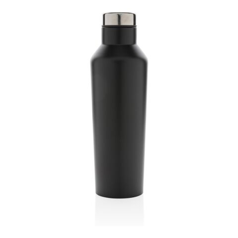 Bouteille isotherme en acier inoxydable au Design moderne noir | sans marquage | non disponible | non disponible
