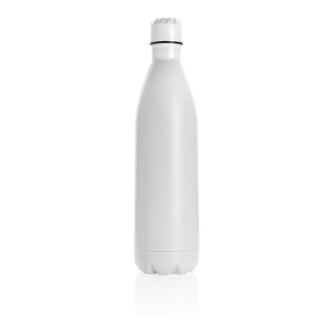 Bouteille isotherme en acier 1L blanc | sans marquage | non disponible | non disponible