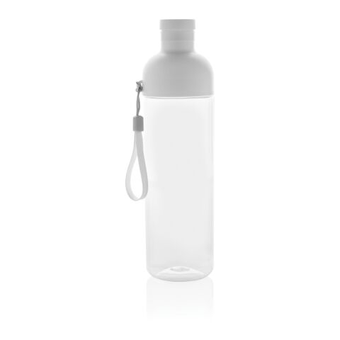 Bouteille d'eau étanche 600ml en rPET RCS Impact blanc | sans marquage | non disponible | non disponible